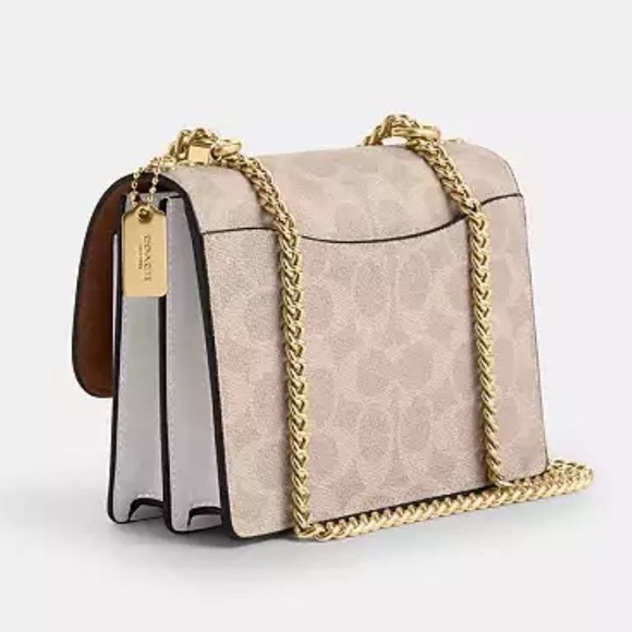 COACH MINI KLARE C9946 SIGNATURE CANVAS CROSSBODY BAG 🌟EUC🌟 - Picture 9 of 17